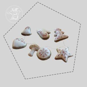 Karácsonyi füzér gyapjú filc figura letölthető szabásminta